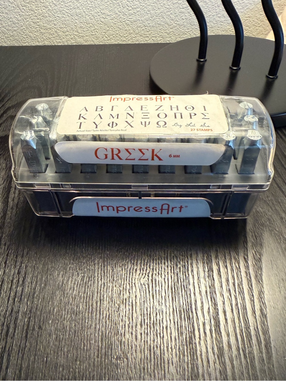 ImpressArt Greek 6mm Metal Stamp Set